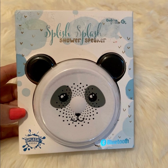 Gabba Goode G Other - New Gabba Goode G PANDA Splish Splash Proof Shower SPEAKER Blue Tooth Portable